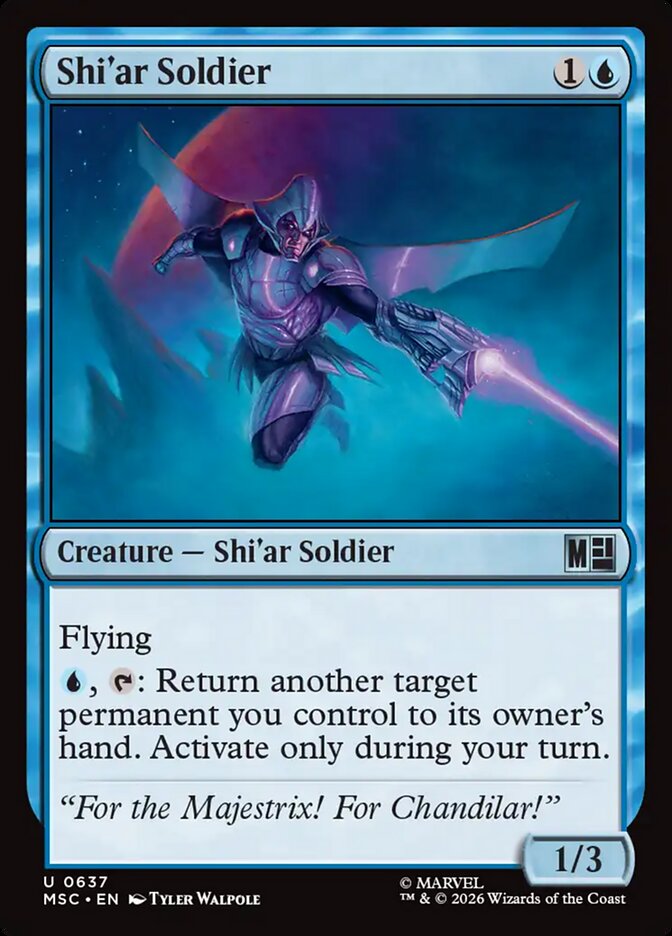 Shi'ar Soldier (637) - Marvel Super Heroes Commander (MSC)