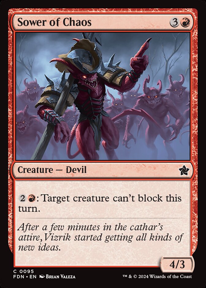 Sower of Chaos (95) - Foundations (FDN)