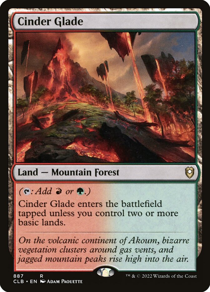 Cinder Glade (887) - Commander Legends: Battle for Baldur's Gate (CLB)