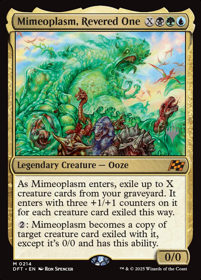 Mimeoplasm, Revered One (214p) - Aetherdrift Promos (PDFT)