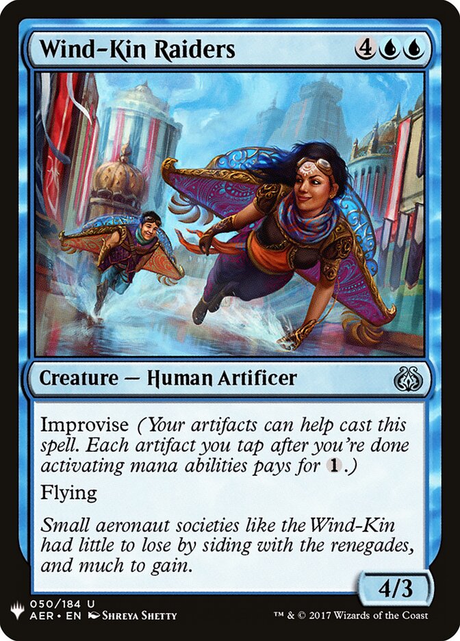 Wind-Kin Raiders (AER-50) - The List (PLST)