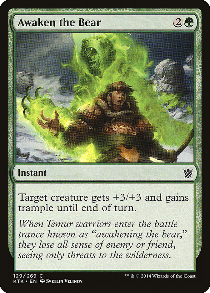 Awaken the Bear (129) - Khans of Tarkir (KTK)