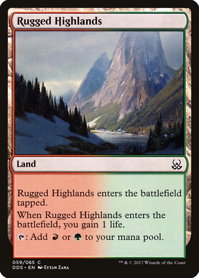 Rugged Highlands (59) - Duel Decks: Mind vs. Might (DDS)