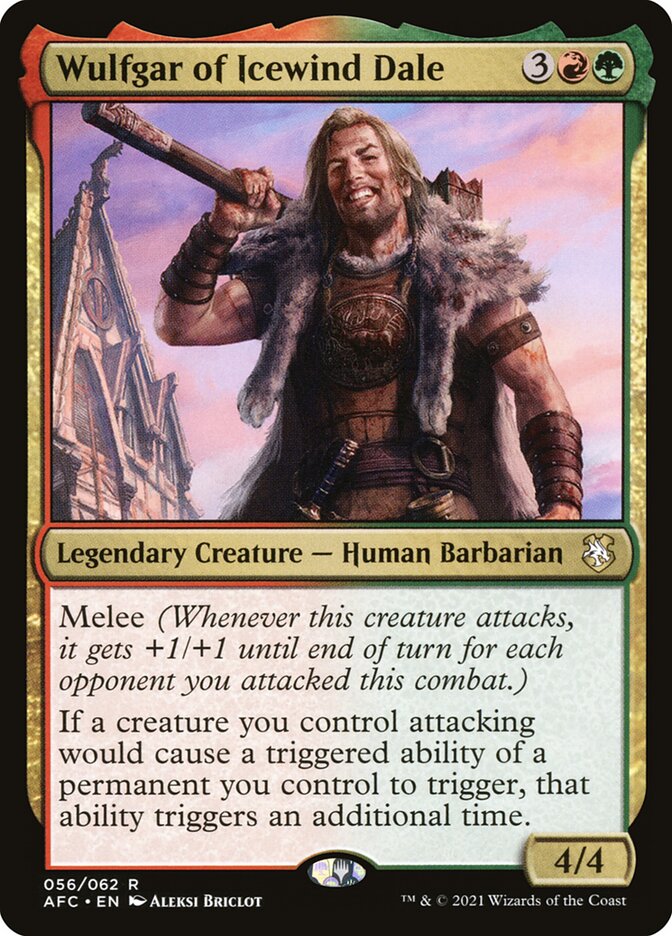 Wulfgar of Icewind Dale (56) - Forgotten Realms Commander (AFC)