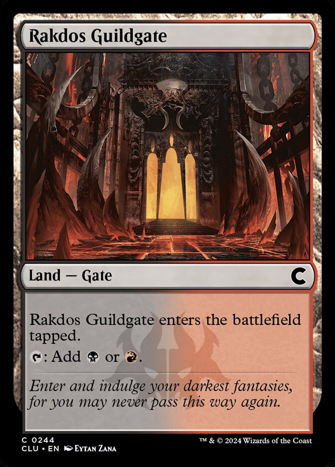 Rakdos Guildgate (244) - Ravnica: Clue Edition (CLU)