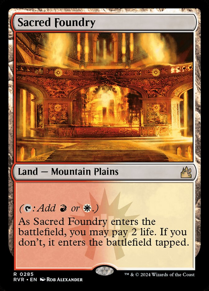 Sacred Foundry (285) - Ravnica Remastered (RVR)