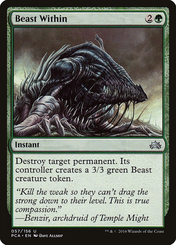 Beast Within (57) - Planechase Anthology (PCA)