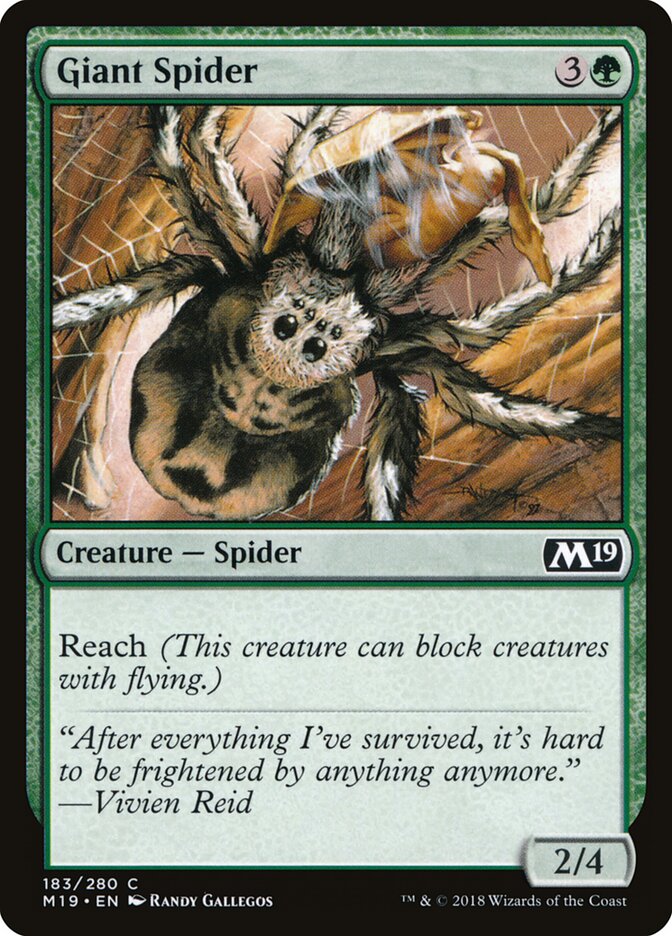 Giant Spider (183) - Core Set 2019 (M19)