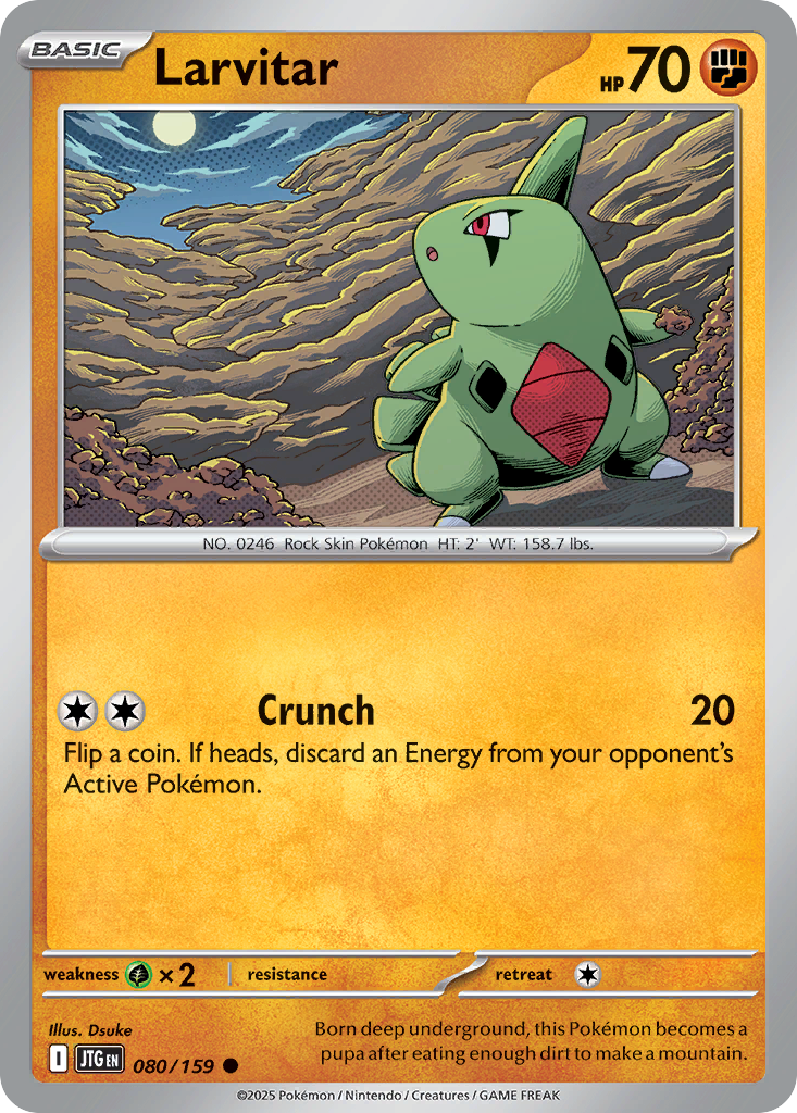 Larvitar (80/159) - Journey Together (JTG)