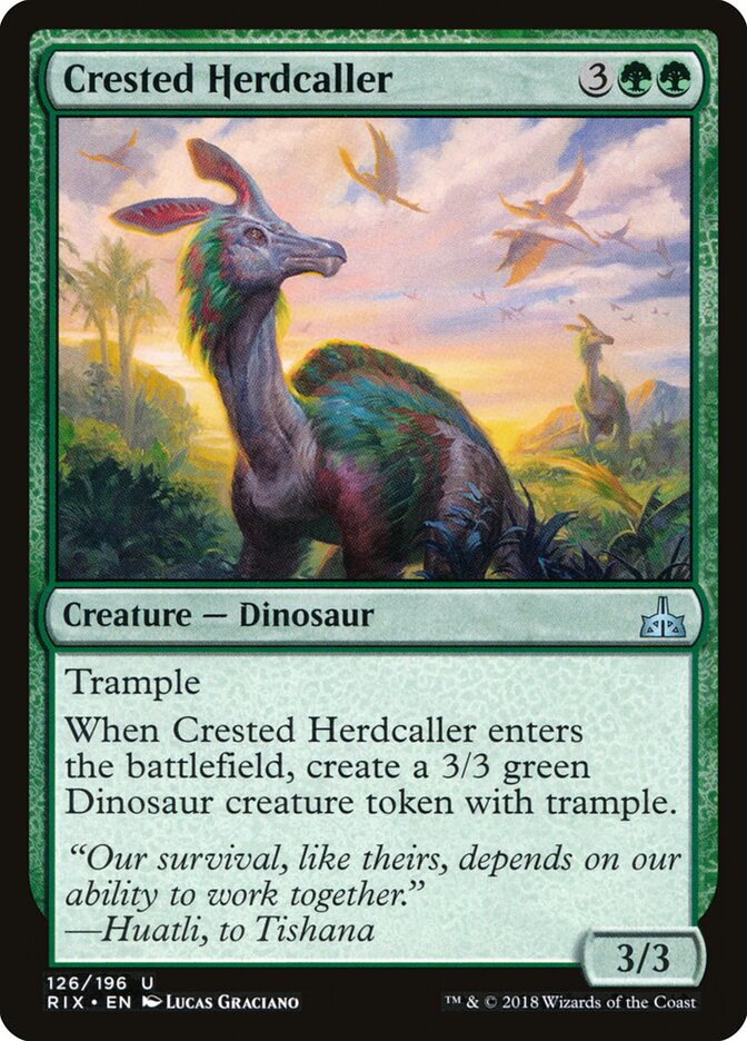 Crested Herdcaller (126) - Rivals of Ixalan (RIX)