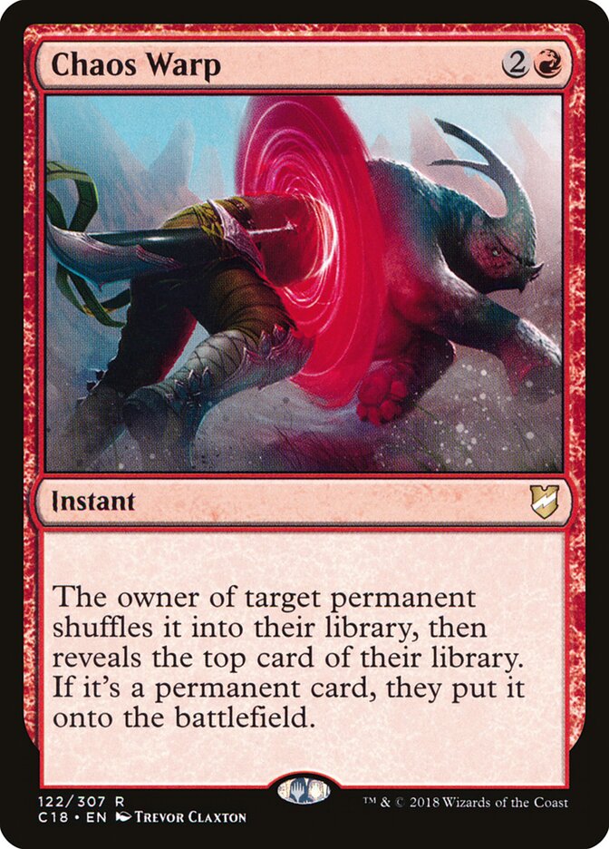 Chaos Warp (122) - Commander 2018 (C18)