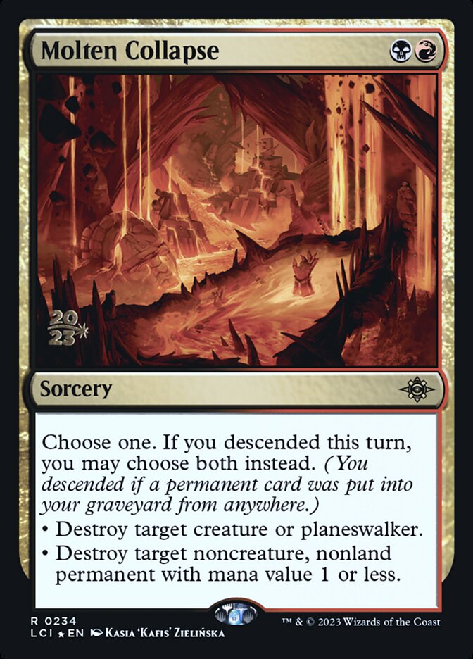 Molten Collapse (234s) - The Lost Caverns of Ixalan Promos (PLCI)