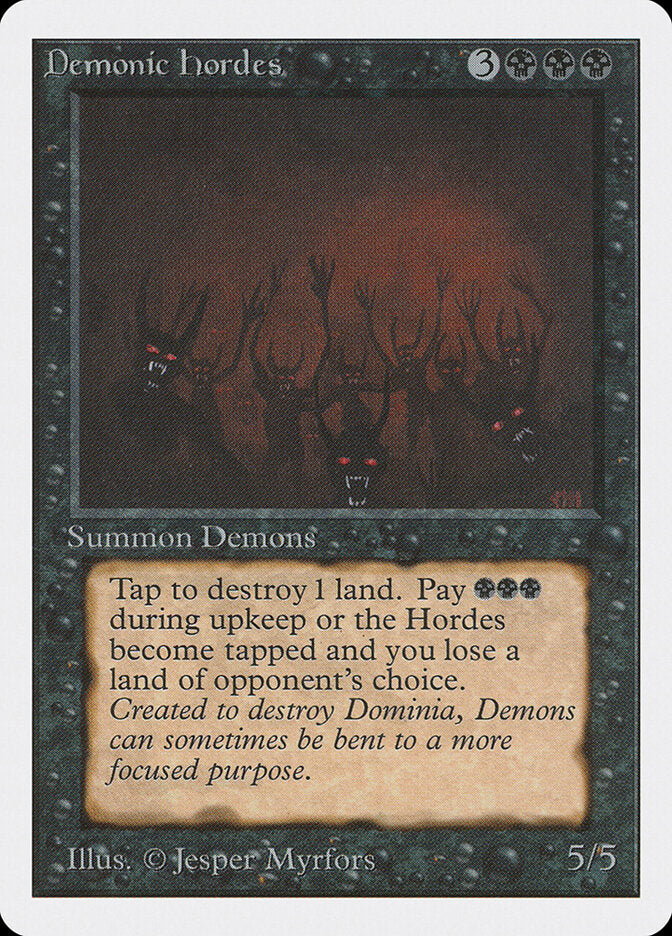 Demonic Hordes (104) - Unlimited Edition (2ED)