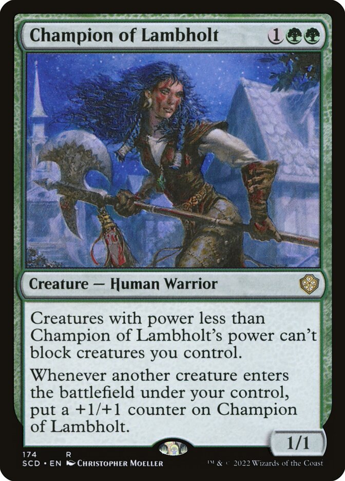 Champion of Lambholt (174) - Starter Commander Decks (SCD)