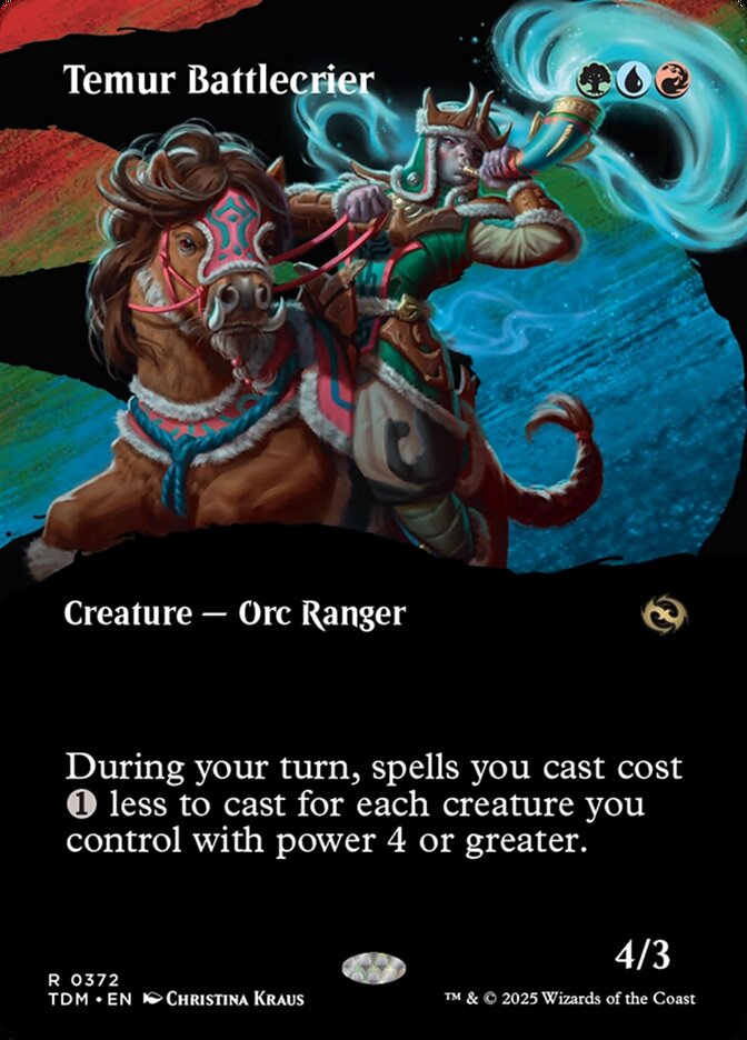 Temur Battlecrier (372) - Tarkir: Dragonstorm (TDM)