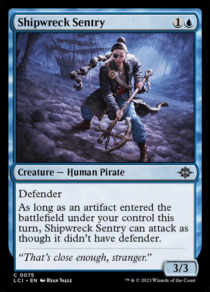 Shipwreck Sentry (75) - The Lost Caverns of Ixalan (LCI)