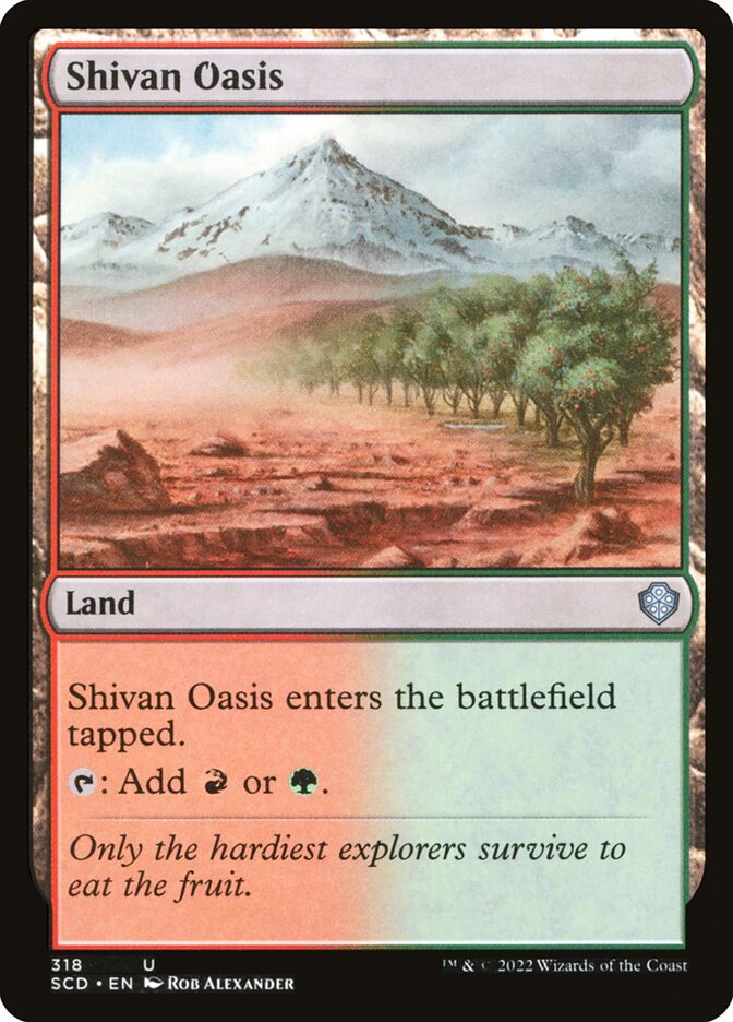 Shivan Oasis (318) - Starter Commander Decks (SCD)