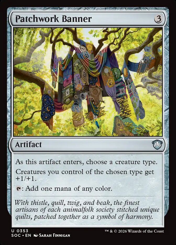 Patchwork Banner (353) - Secrets of Strixhaven Commander (SOC)