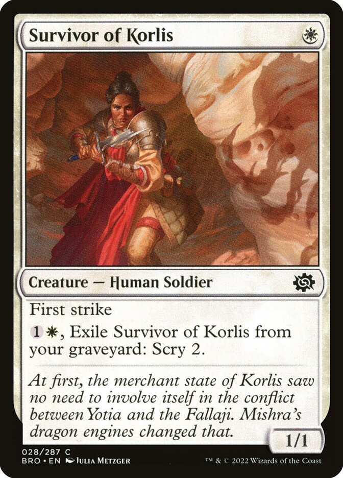 Survivor of Korlis (28) - The Brothers' War (BRO)