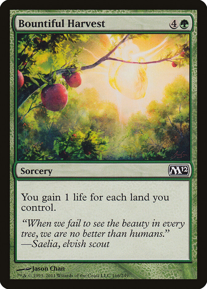 Bountiful Harvest (166) - Magic 2012 (M12)