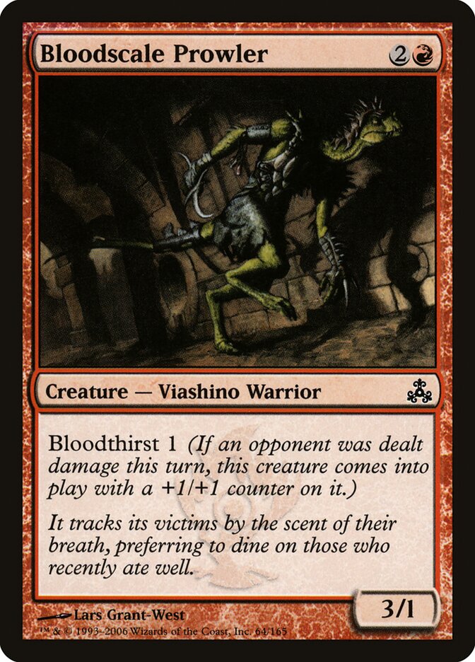 Bloodscale Prowler (64) - Guildpact (GPT)