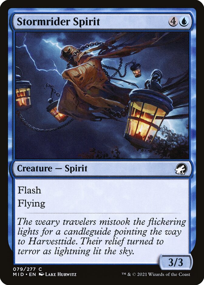 Stormrider Spirit (79) - Innistrad: Midnight Hunt (MID)