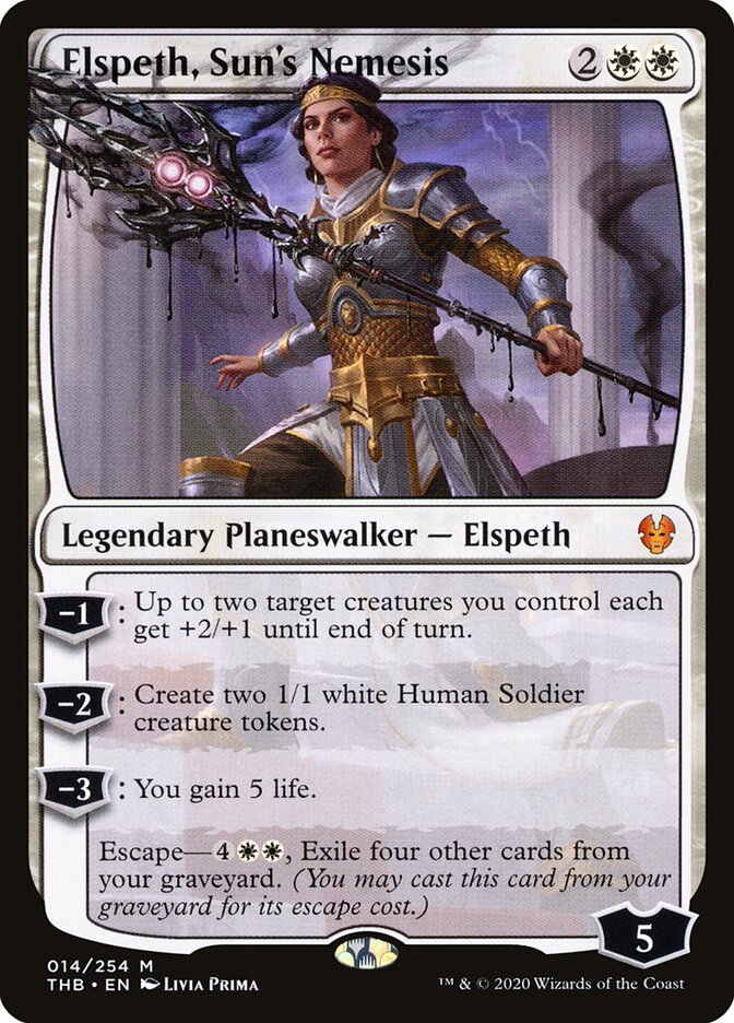 Elspeth, Sun's Nemesis (14) - Theros Beyond Death (THB)