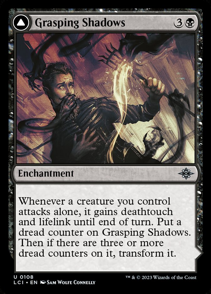 Grasping Shadows // Shadows' Lair (108) - The Lost Caverns of Ixalan (LCI)