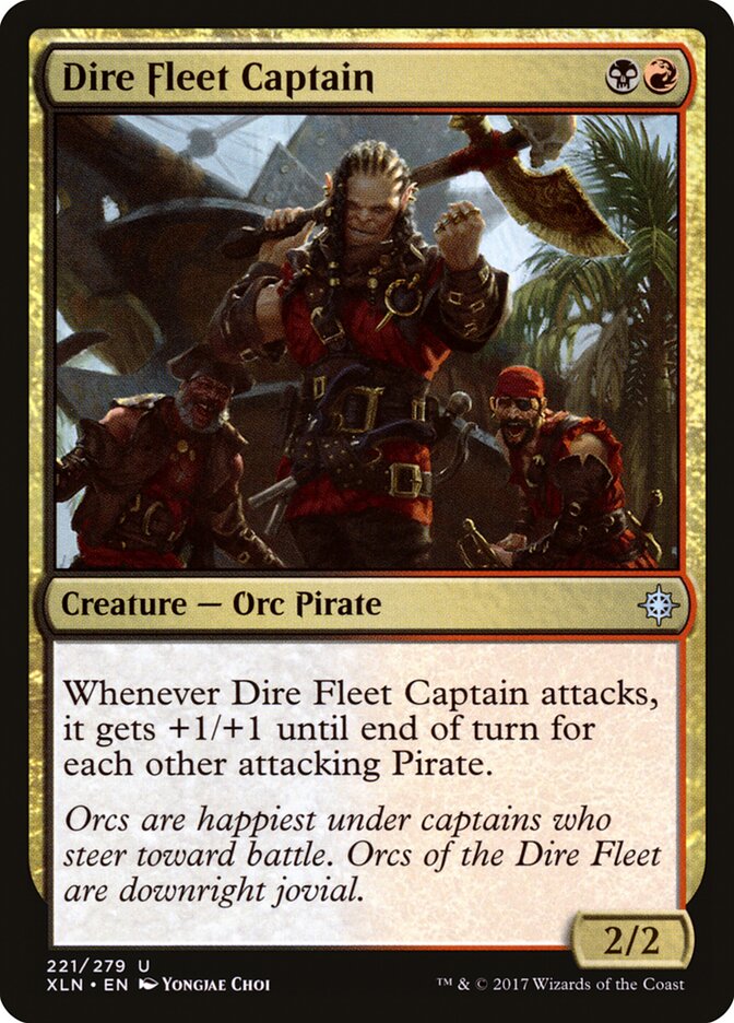 Dire Fleet Captain (221) - Ixalan (XLN)