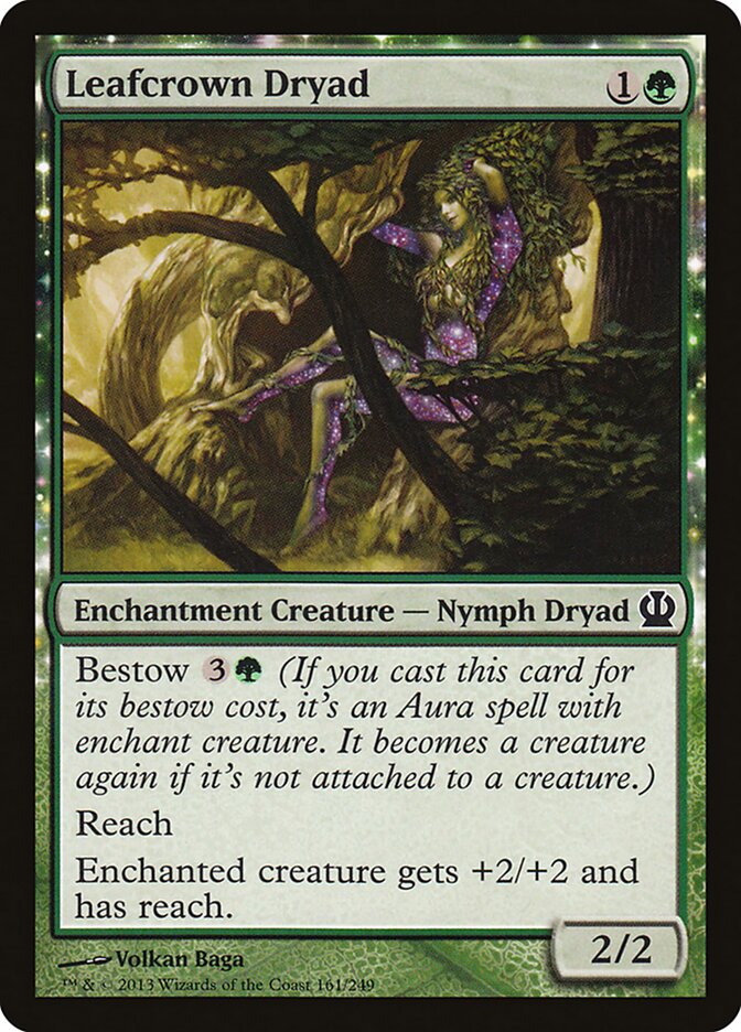 Leafcrown Dryad (161) - Theros (THS)