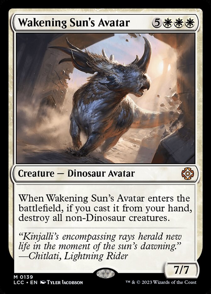 Wakening Sun's Avatar (139) - The Lost Caverns of Ixalan Commander (LCC)