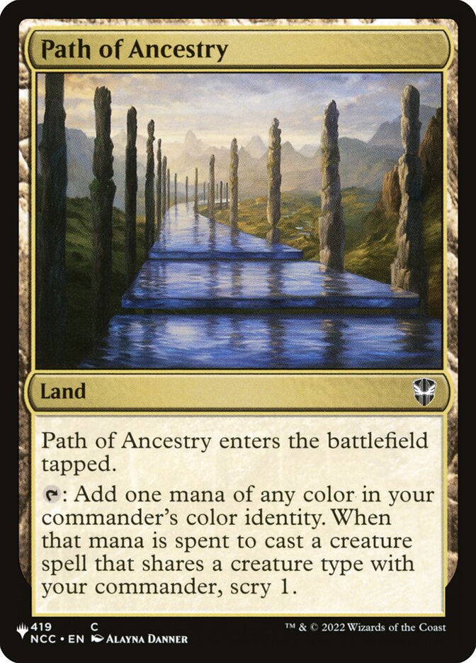 Path of Ancestry (NCC-419) - The List (PLST)