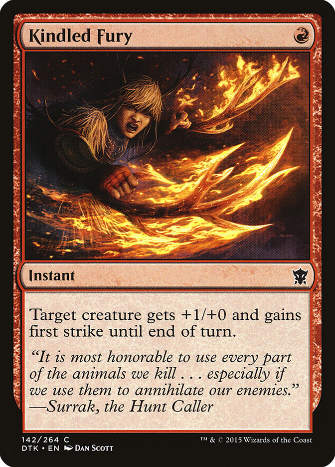 Kindled Fury (142) - Dragons of Tarkir (DTK)