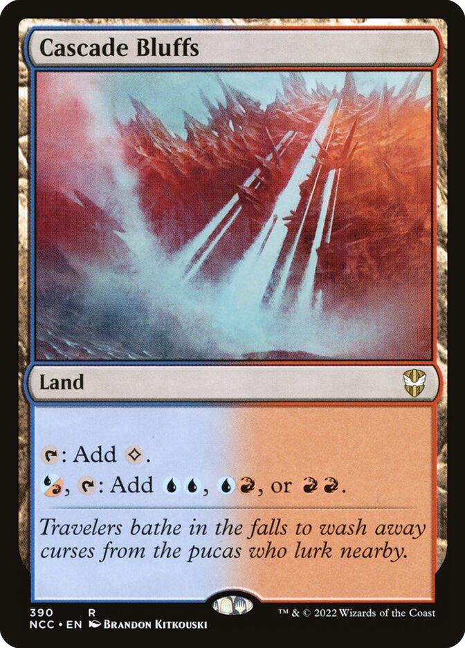 Cascade Bluffs (390) - New Capenna Commander (NCC)