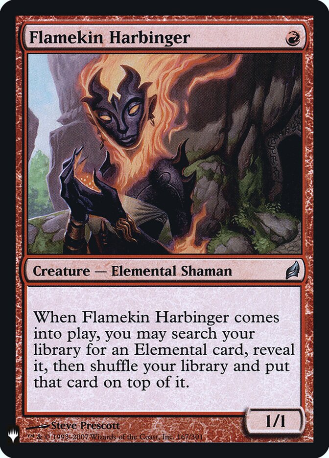Flamekin Harbinger (LRW-167) - The List (PLST)