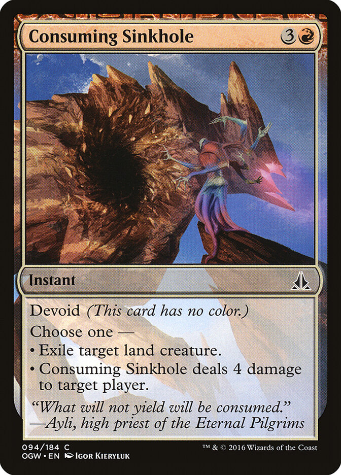 Consuming Sinkhole (94) - Oath of the Gatewatch (OGW)