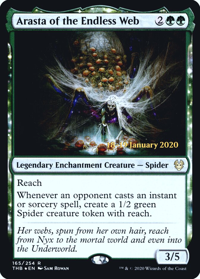 Arasta of the Endless Web (165s) - Theros Beyond Death Promos (PTHB)