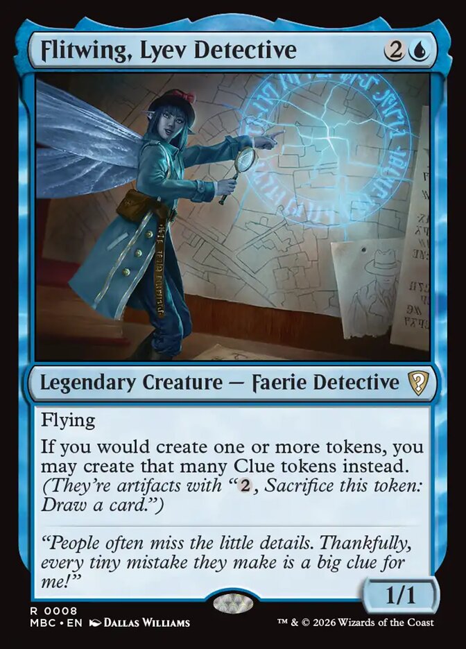 Flitwing, Lyev Detective (8) - Mystery Booster Commander Edition (MBC)