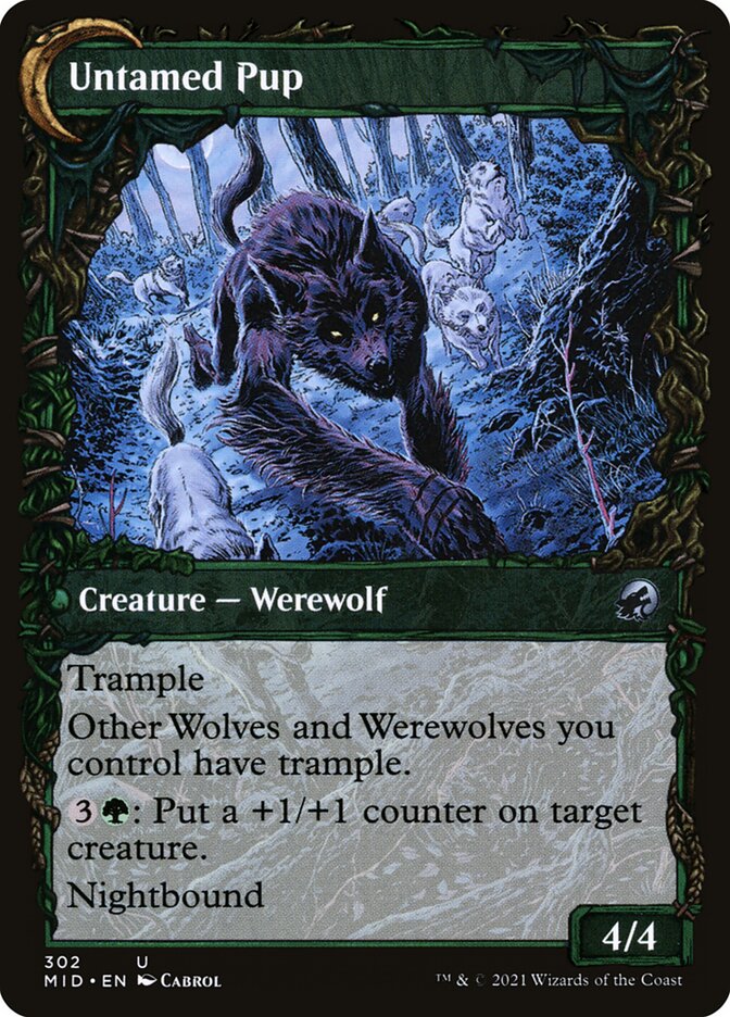 Hound Tamer // Untamed Pup (302) - Innistrad: Midnight Hunt (MID)