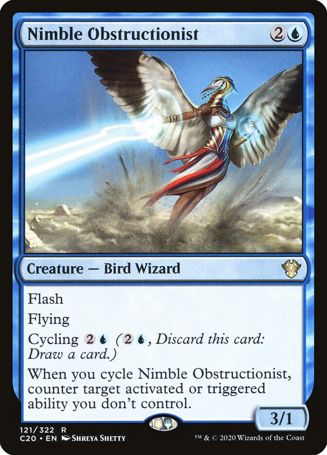 Nimble Obstructionist (121) - Commander 2020 (C20)