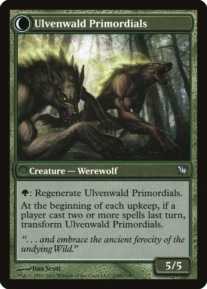 Ulvenwald Mystics // Ulvenwald Primordials (208) - Innistrad (ISD)