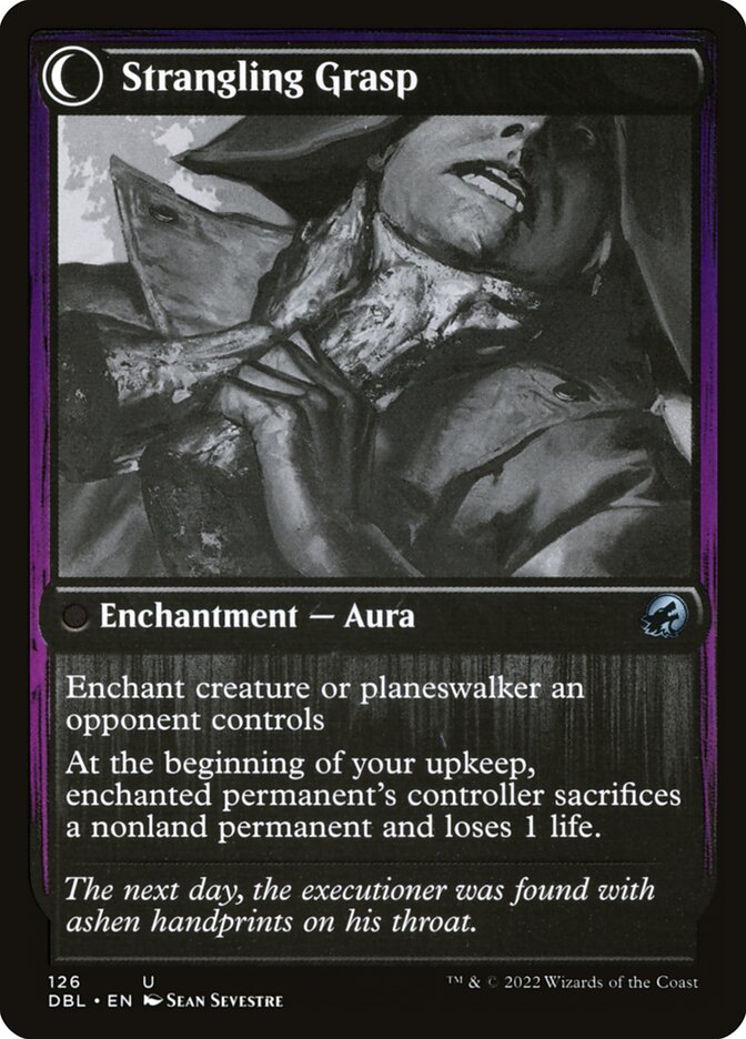 Vengeful Strangler // Strangling Grasp (126) - Innistrad: Double Feature (DBL)