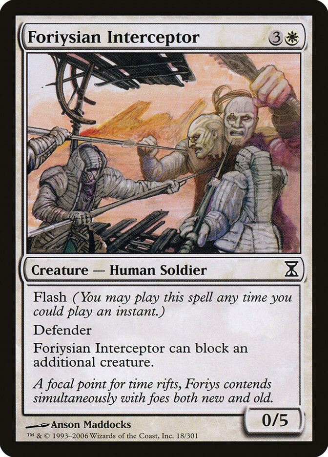 Foriysian Interceptor (18) - Time Spiral (TSP)