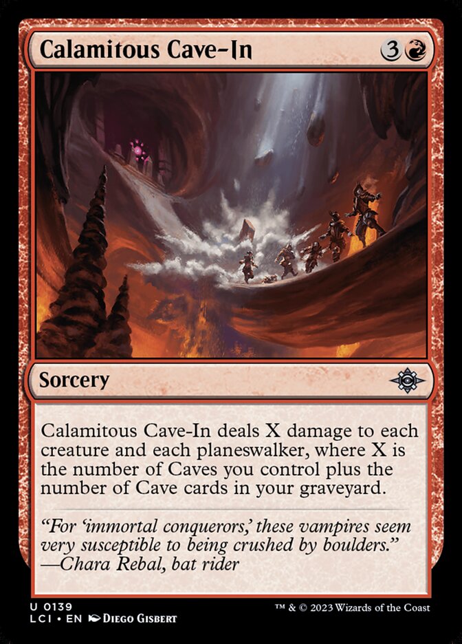 Calamitous Cave-In (139) - The Lost Caverns of Ixalan (LCI)