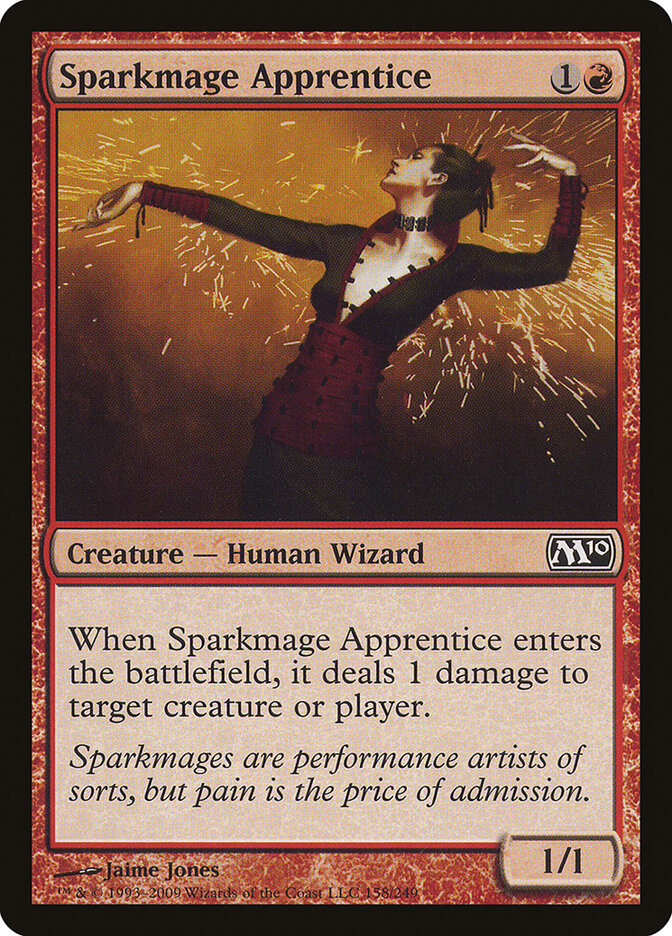 Sparkmage Apprentice (158) - Magic 2010 (M10)