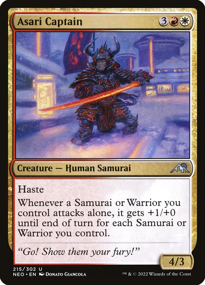 Asari Captain (215) - Kamigawa: Neon Dynasty (NEO)