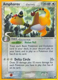 Ampharos Delta Species (1) - EX Dragon Frontiers (DF)