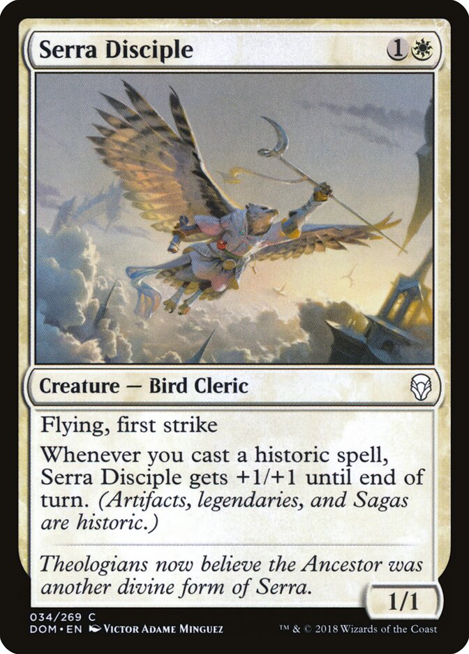 Serra Disciple (34) - Dominaria (DOM)