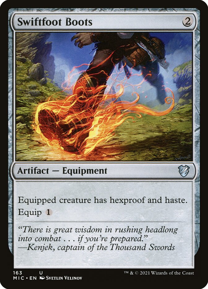 Swiftfoot Boots (163) - Midnight Hunt Commander (MIC)