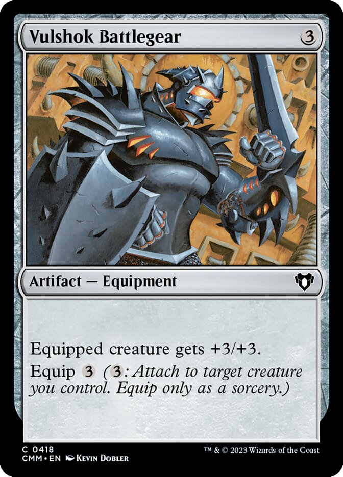 Vulshok Battlegear (418) - Commander Masters (CMM)
